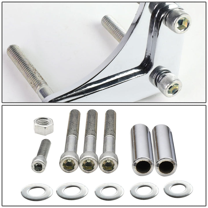 1955-1968 Chevrolet SBC Low Mount Alternator Bracket Set - Chrome