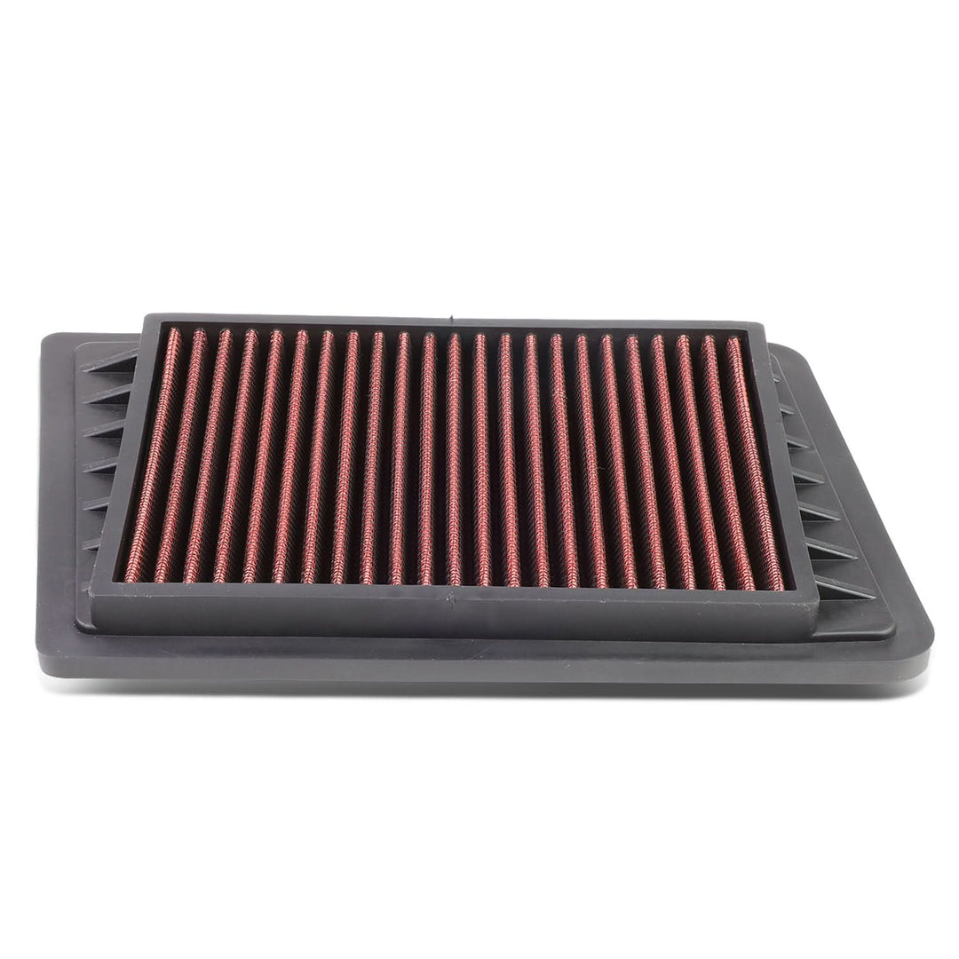 02-06 Jeep Liberty/Wrangler 2.4L High-Flow Engine Air Filter - Red