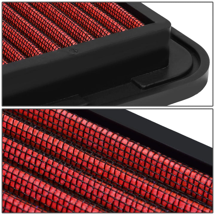 02-11 Toyota Camry Sienna Solara Highlander Engine Air Filter - Red