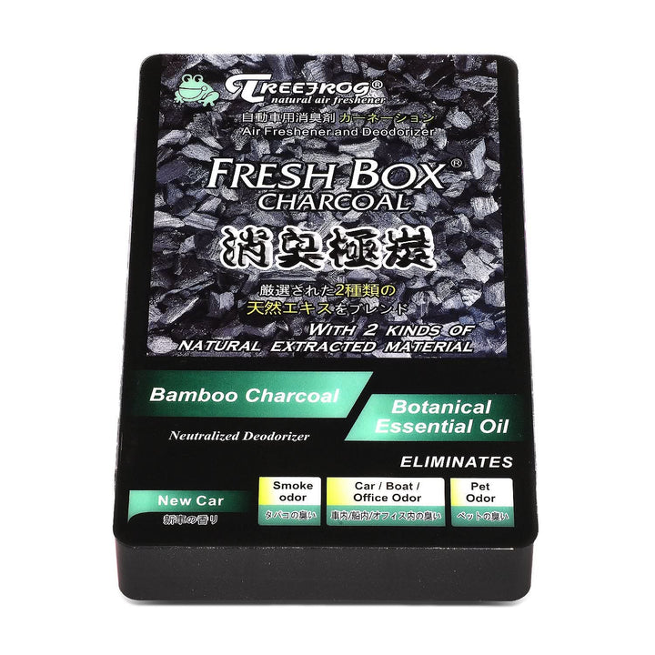 Tree Frog Fresh Box Charcoal New Car Air Freshener 200g