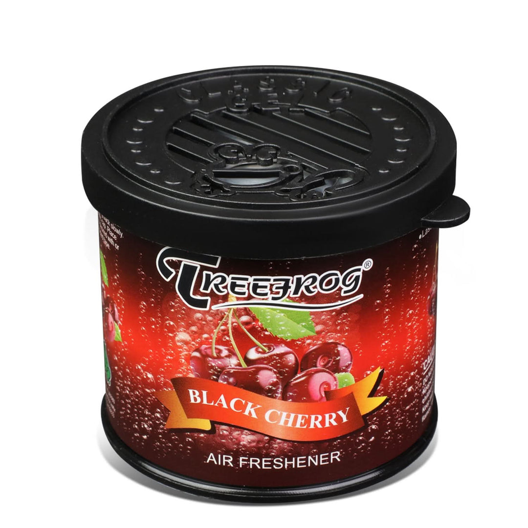 TreeFrog Black Cherry Scent Round Gel Air Freshener 80g Can