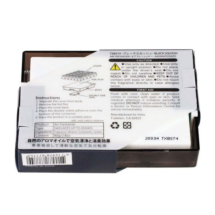 TreeFrog Xtreme Fresh Black Squash Air Freshener 80g Mini Brick