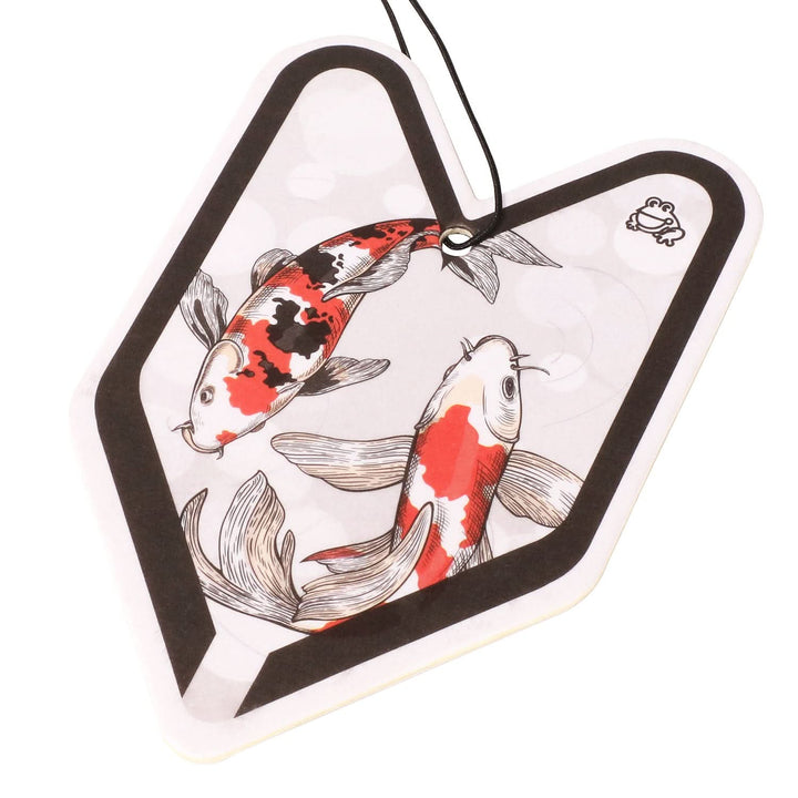 Young Leaf Lucky Koi Lychee Squash Paper Hanging Air Freshener