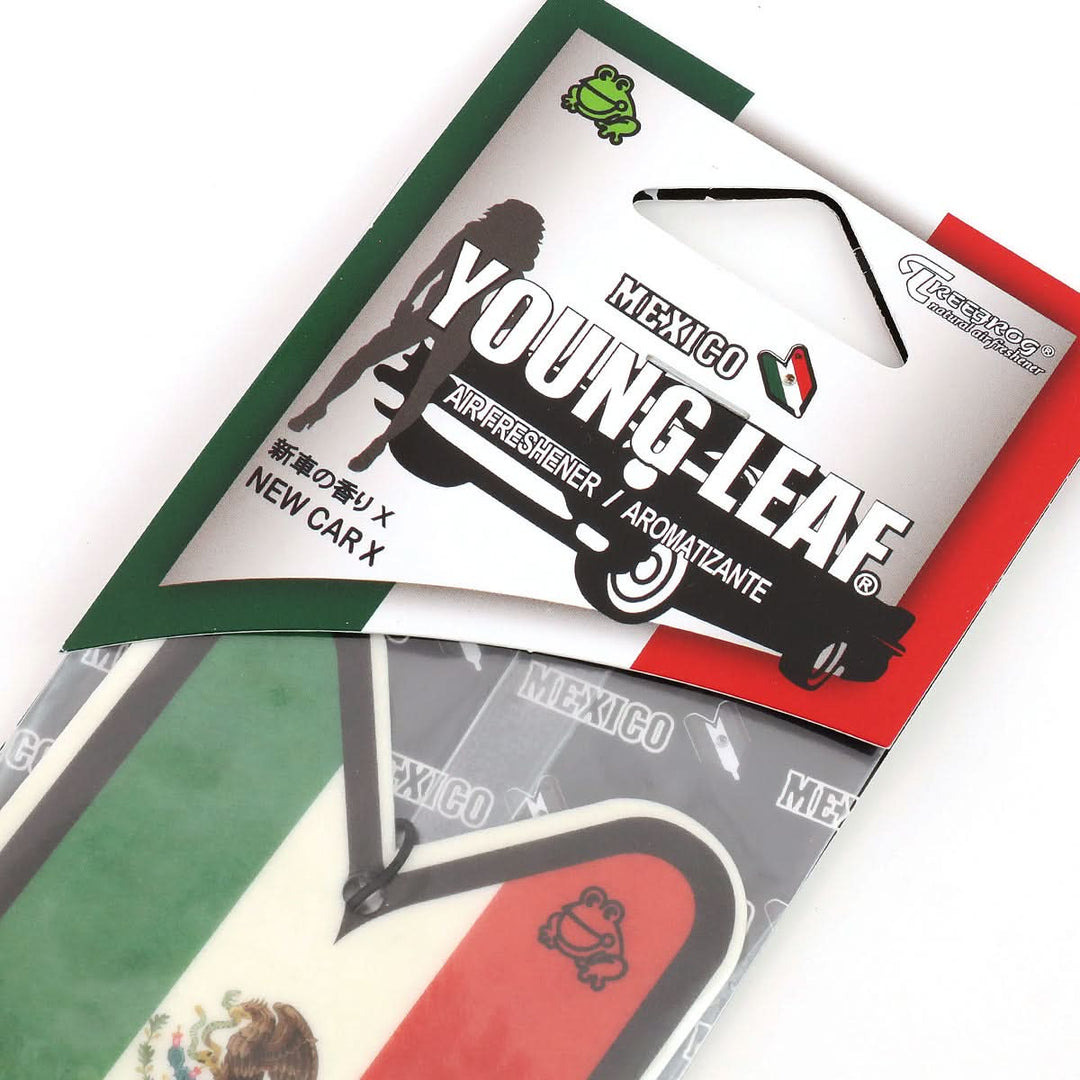 Mexico Flag New Car Scent Paper Hanging Air Freshener