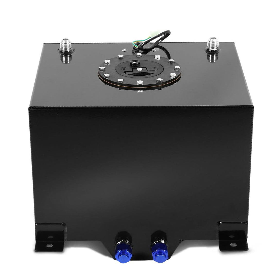 8 Gallon Aluminum Fuel Cell Gas Tank with Level Sender - Black