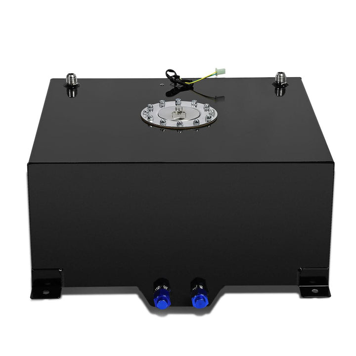 15.5 Gallon Aluminum Fuel Cell Gas Tank with Level Sender - Polished