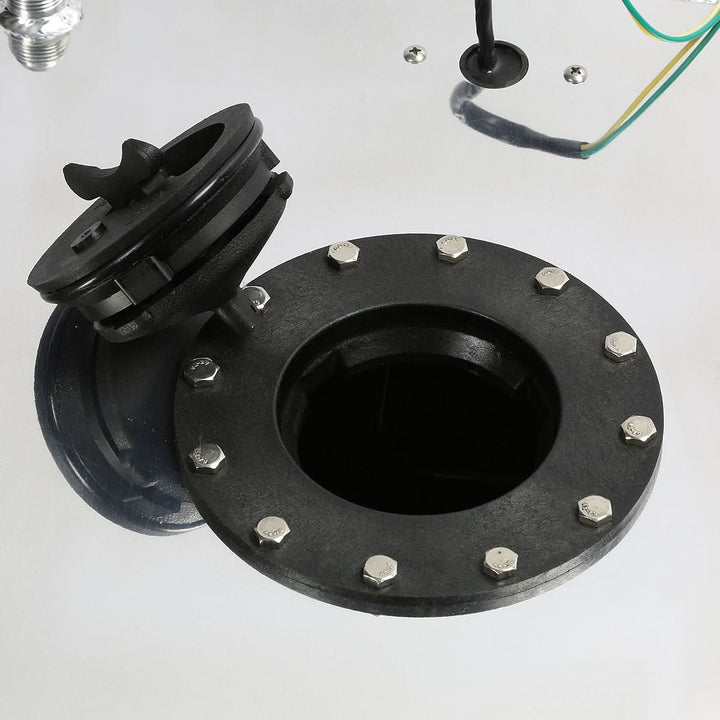 15 Gallon Aluminum Fuel Cell Gas Tank with Level Sender - Polished