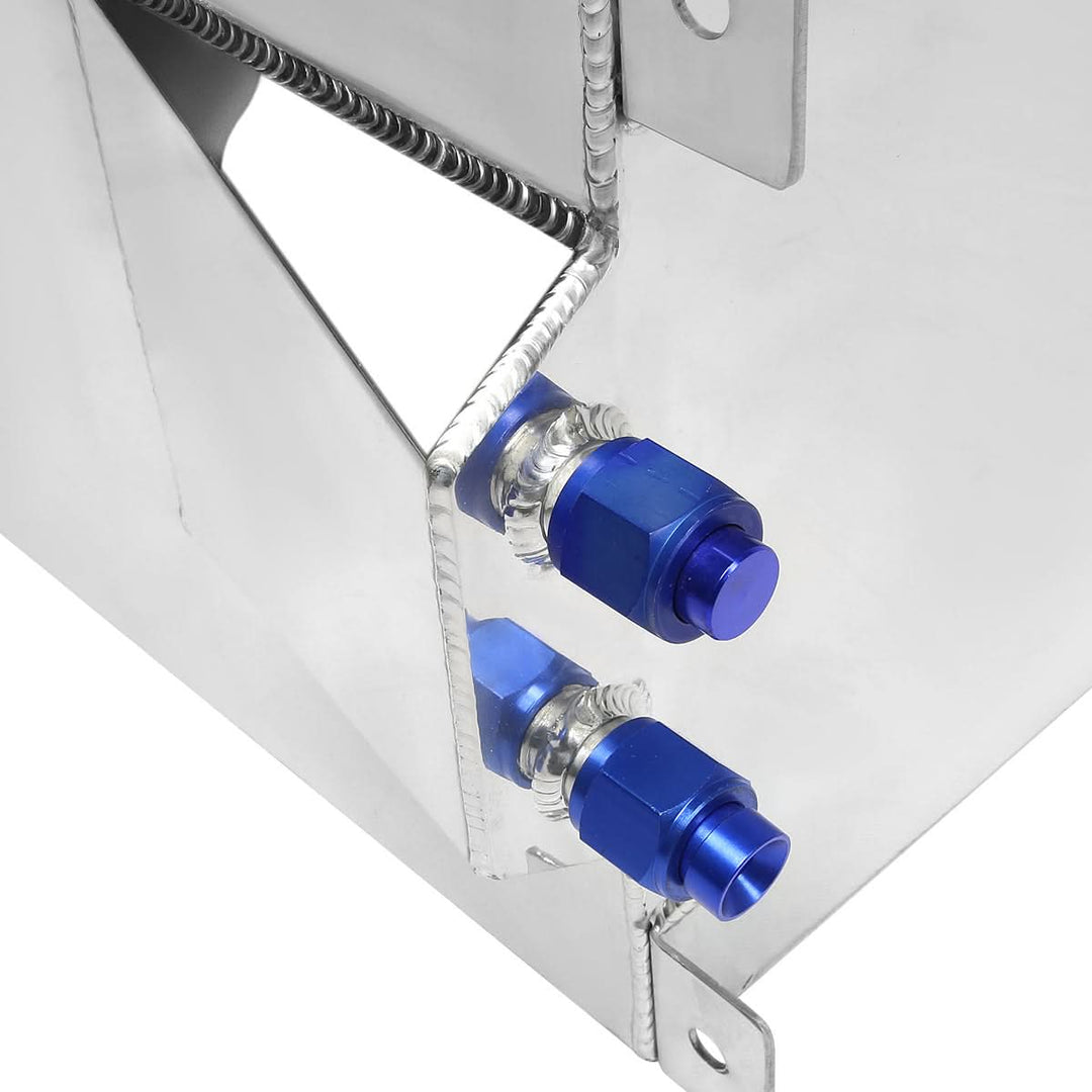 15 Gallon Aluminum Fuel Cell Gas Tank with Level Sender - Polished
