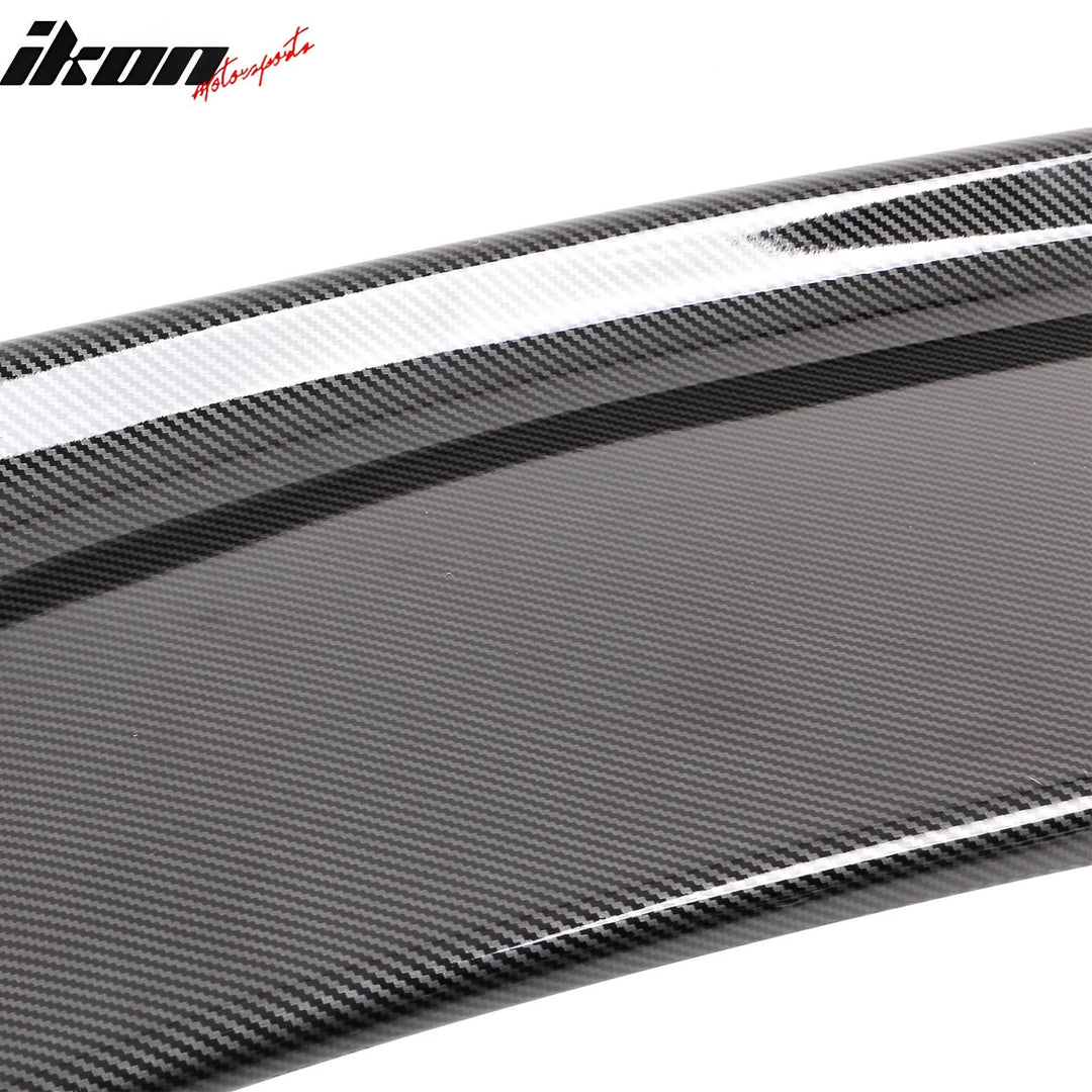 Universal JDM GT Style Carbon Fiber Print Trunk Spoiler ABS w/ Light