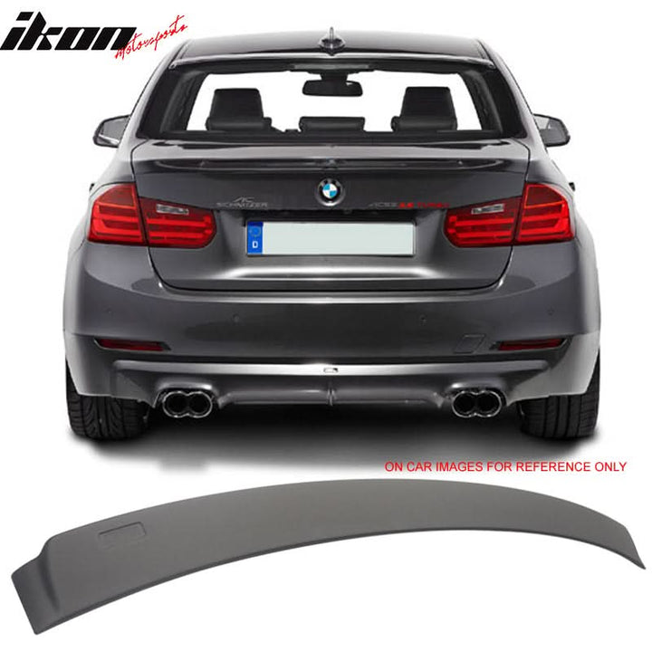 2012-2018 BMW 3-Series F30 Sedan AC-S Matte Black Roof Spoiler Wing