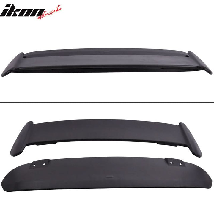 1996-2000 Honda Civic TR Style Unpainted Roof Spoiler Black 2PC ABS