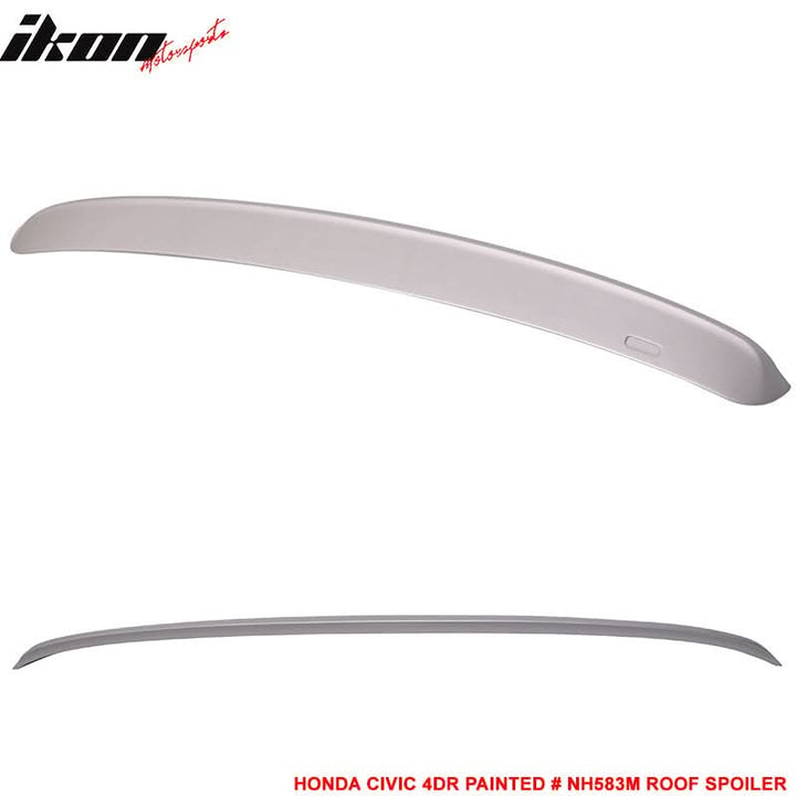 1996-2000 Honda Civic Sedan 4Dr Rear Window Roof Spoiler Wing ABS