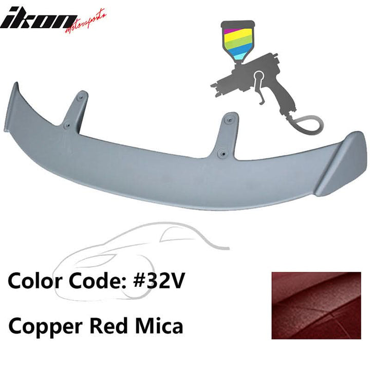2014-2017 Mazda 3 Hatchback AE Style Painted Rear Roof Spoiler ABS
