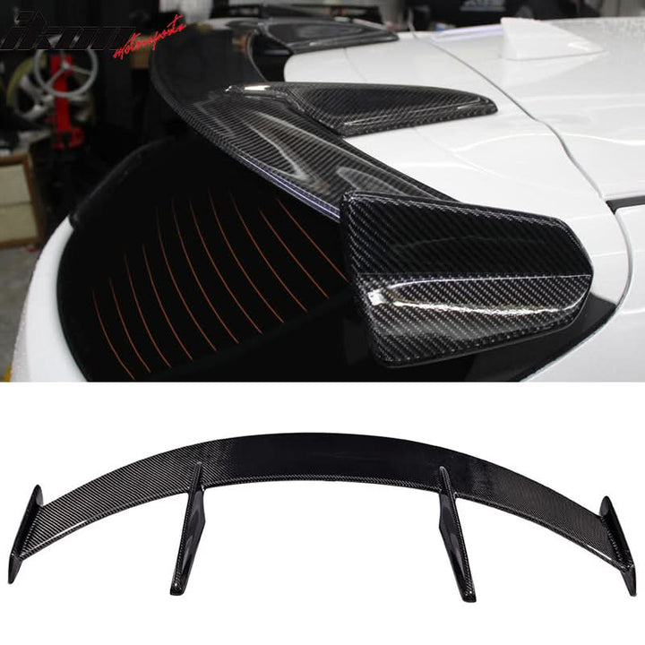 2014-2017 Mazda 3 Hatchback KS Style Carbon Fiber Roof Spoiler Wing