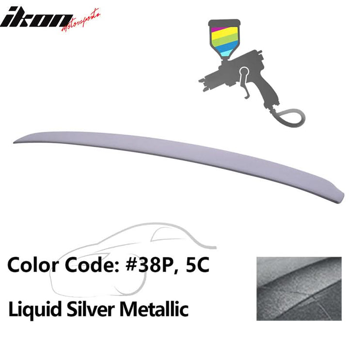 2014-2017 Mazda 3 Sedan 4-Door OE Style Rear Roof Spoiler Lip Wing ABS