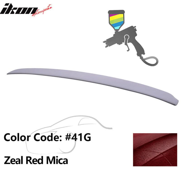 2014-2017 Mazda 3 Sedan 4-Door OE Style Rear Roof Spoiler Lip Wing ABS