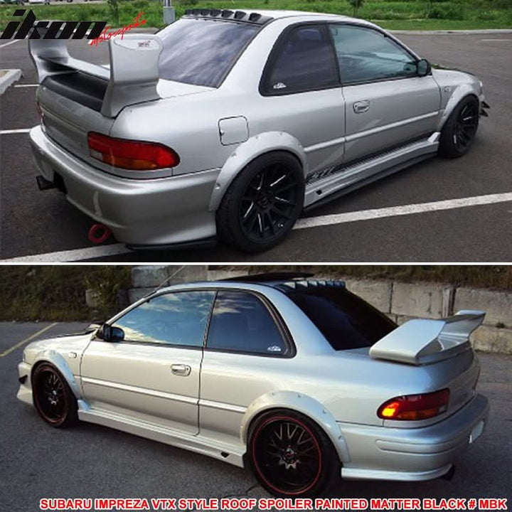 1993-2001 Subaru Impreza VTX Style Fin Rear Roof Spoiler Wing ABS