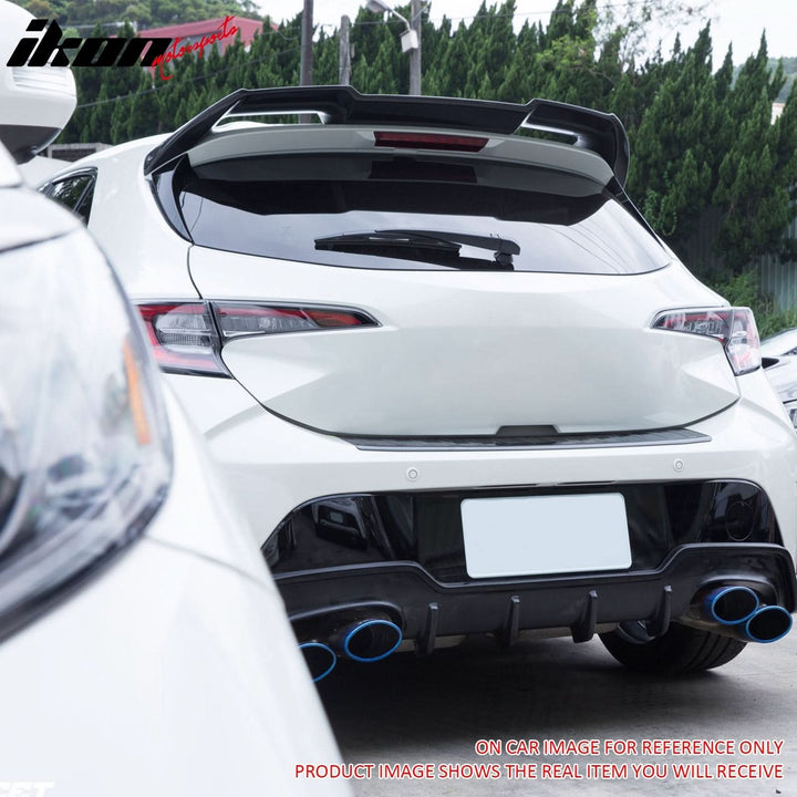 2019-2025 Toyota GR Corolla Sport J Style Unpainted Gray Roof Spoiler