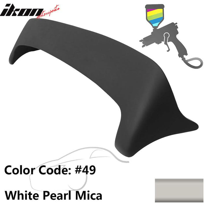 Fits 09-13 Toyota Corolla S LE XLE XRS ABS Rear Roof Spoiler Unblack