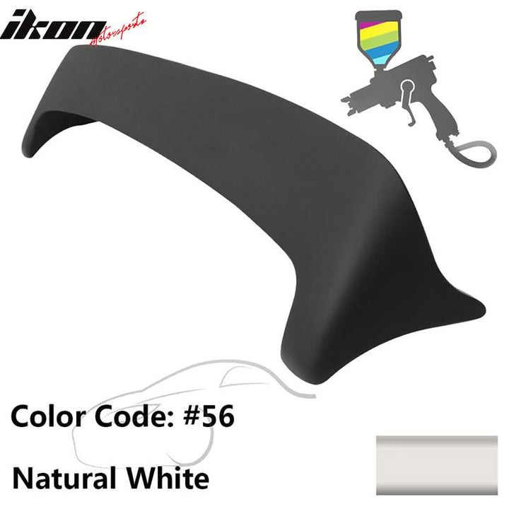 Fits 09-13 Toyota Corolla S LE XLE XRS ABS Rear Roof Spoiler Unblack