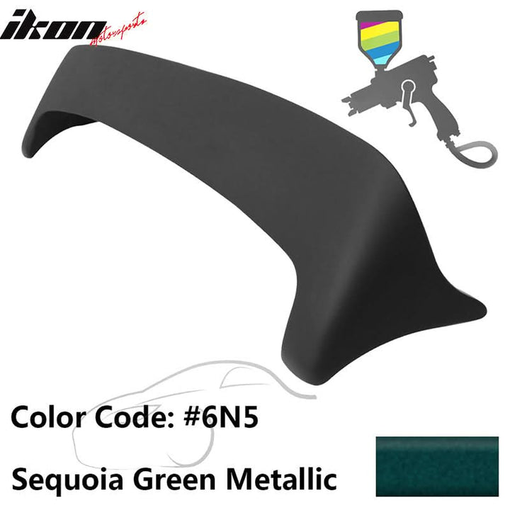 Fits 09-13 Toyota Corolla S LE XLE XRS ABS Rear Roof Spoiler Unblack