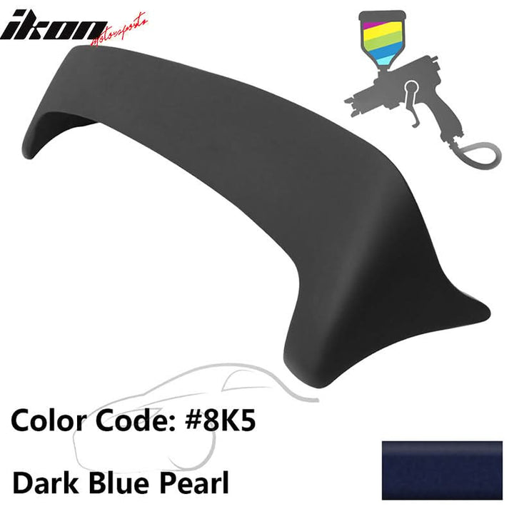 Fits 09-13 Toyota Corolla S LE XLE XRS ABS Rear Roof Spoiler Unblack