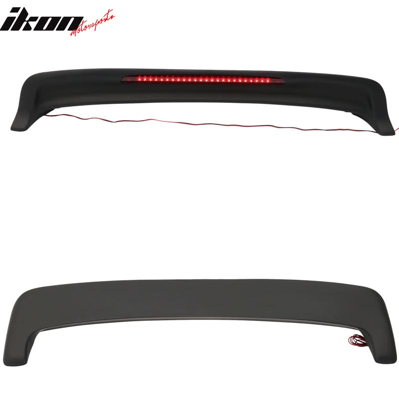 Fits 09-13 Toyota Corolla S LE XLE XRS ABS Rear Roof Spoiler Unblack