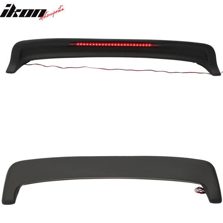 Fits 09-13 Toyota Corolla S LE XLE XRS ABS Rear Roof Spoiler Unblack