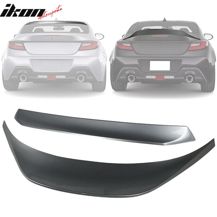 2022-2025 Subaru BRZ GR86 G1U Silver IKON Roof + TRD Trunk Spoiler ABS