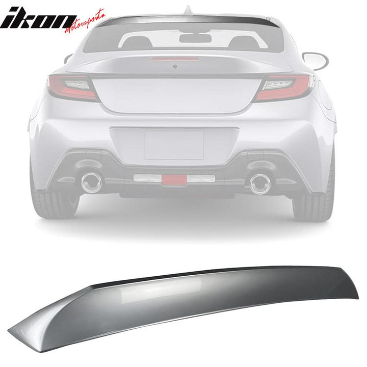 2022-2025 Subaru BRZ GR86 G1U Silver IKON Roof + TRD Trunk Spoiler ABS