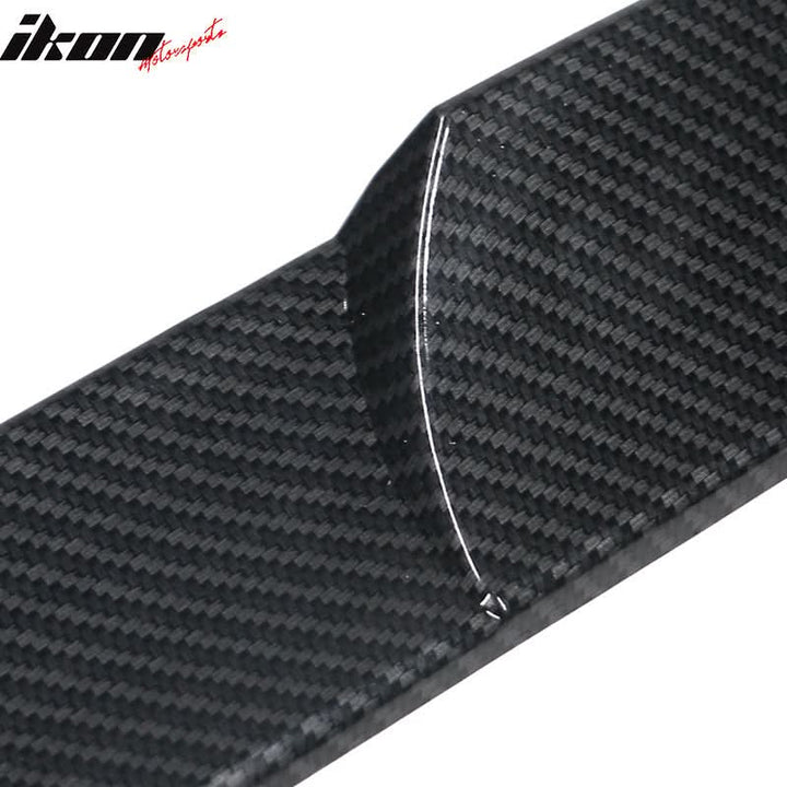 Universal Fitment Rear Roof Spoiler Lid Wing CF Print