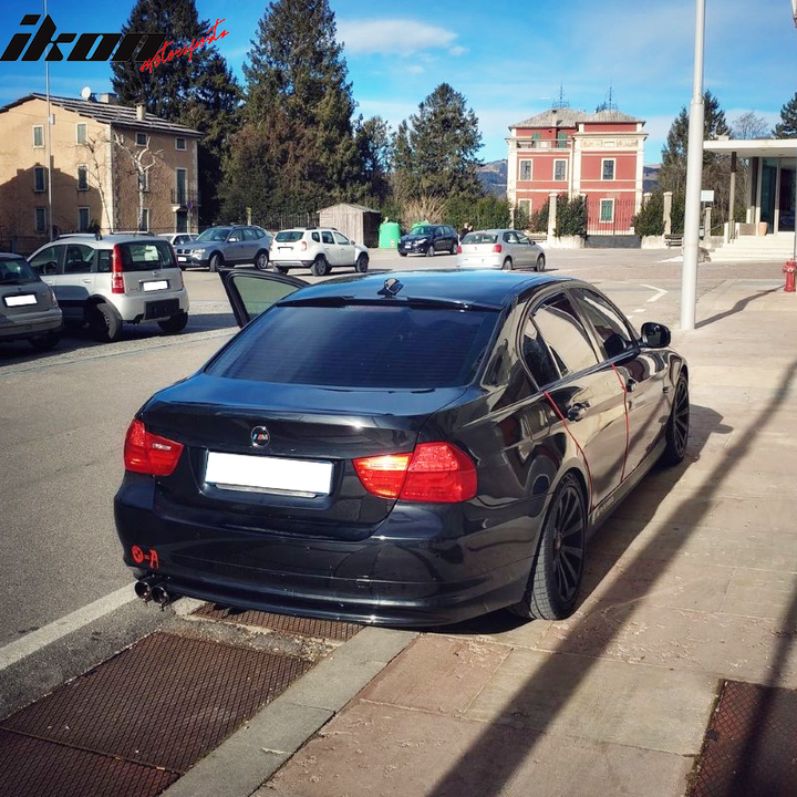 Universal Fitment Carbon Fiber Print Adjustable Rear Roof Spoiler ABS
