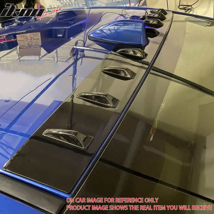 2022-2025 Subaru WRX D2 Style Matte Black Rear Roof Spoiler ABS