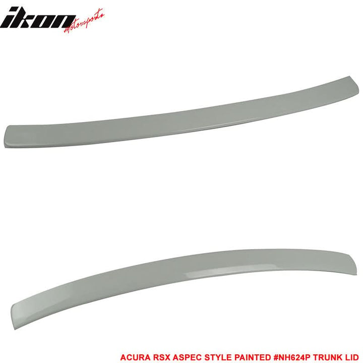 2002-2006 Acura RSX T-R Aspec Painted #NH624P Rear Spoiler Wing + Lid