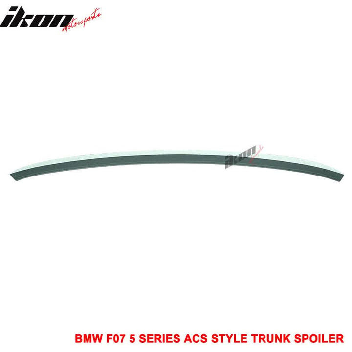 2010-2015 BMW F07 535i GT Hatchback A Style Unpainted Roof Spoiler ABS