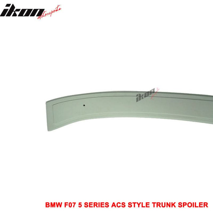 2010-2015 BMW F07 535i GT Hatchback A Style Unpainted Roof Spoiler ABS