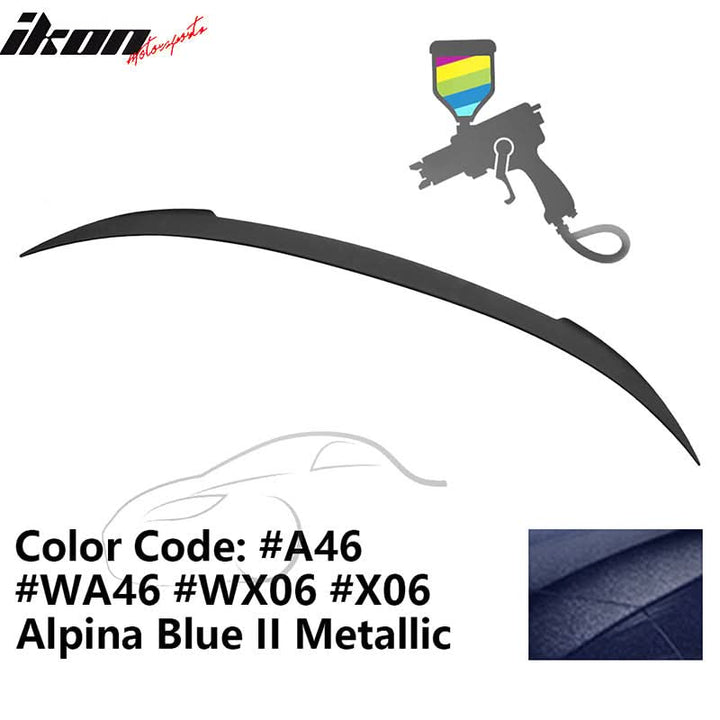 2012-2019 BMW F13 M6 Coupe V Style Rear Spoiler ABS