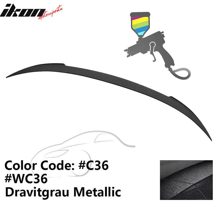 2012-2019 BMW F13 M6 Coupe V Style Rear Spoiler ABS
