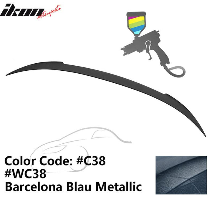 2012-2019 BMW F13 M6 Coupe V Style Rear Spoiler ABS