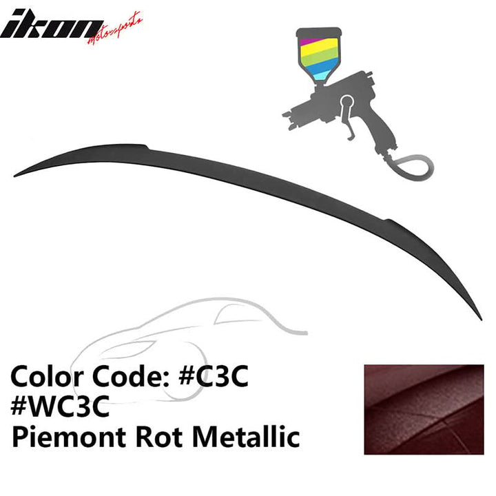 2012-2019 BMW F13 M6 Coupe V Style Rear Spoiler ABS