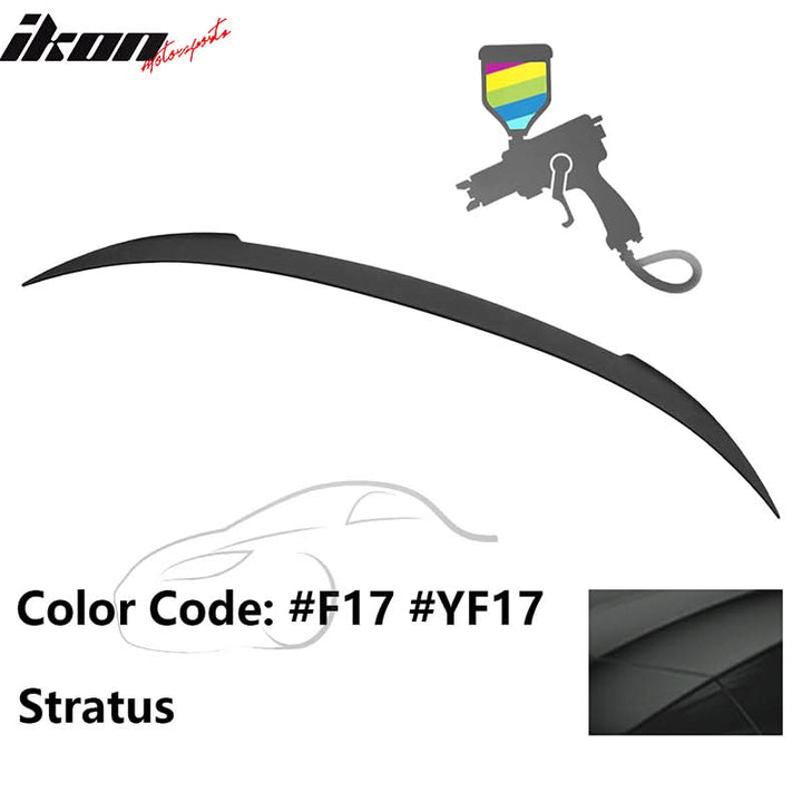 2012-2019 BMW F13 M6 Coupe V Style Rear Spoiler ABS