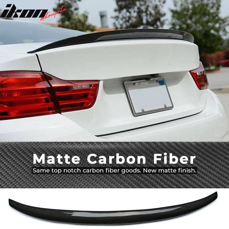 2014-2020 BMW 4-Series Performance Style Carbon Fiber Trunk Spoiler