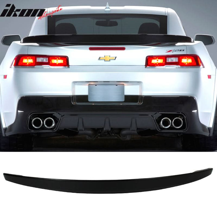 2014-2015 Chevrolet Camaro Painted Color ABS Flush Mount Trunk Spoiler
