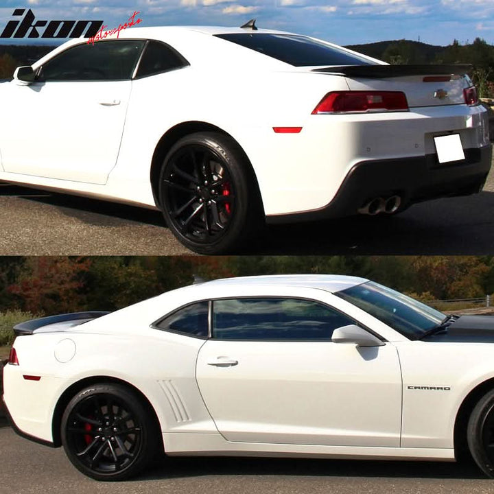 2014-2015 Chevy Camaro Rear Trunk Spoiler Ducktail Wing Lip ABS