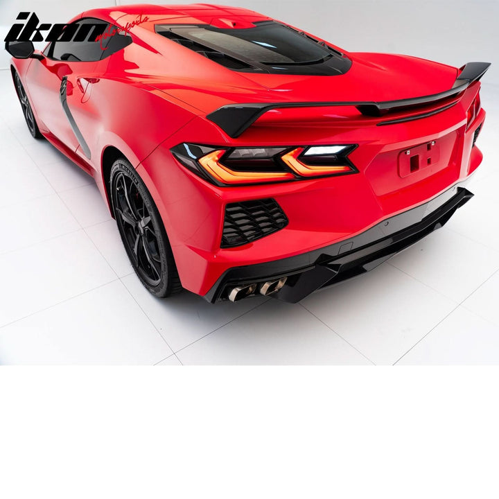 2020-2025 Chevy Corvette Z51 Style Trunk Rear Spoiler Wing ABS