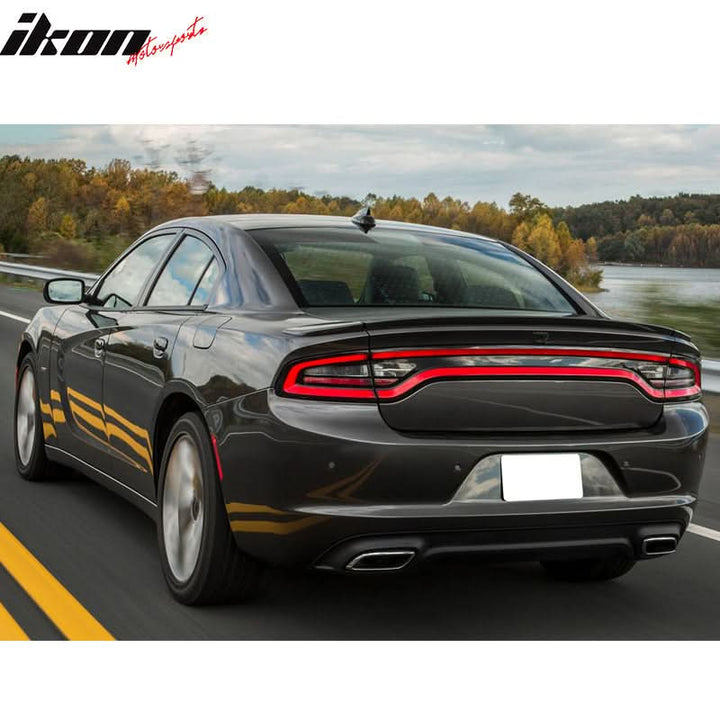 2015-2023 Dodge Charger OEM Style Painted Rear Trunk Spoiler Wing ABS