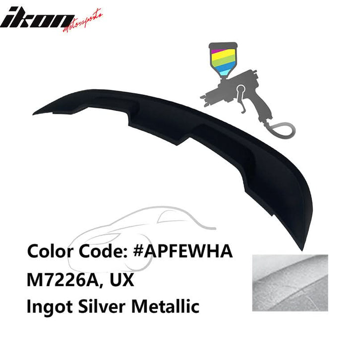 2010-2014 Ford Mustang 2020 GT500 Style Trunk Spoiler Wing ABS