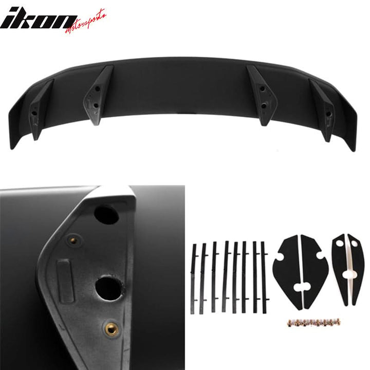 2010-2014 Ford Mustang LS Style Matte Black Rear Spoiler Wing ABS