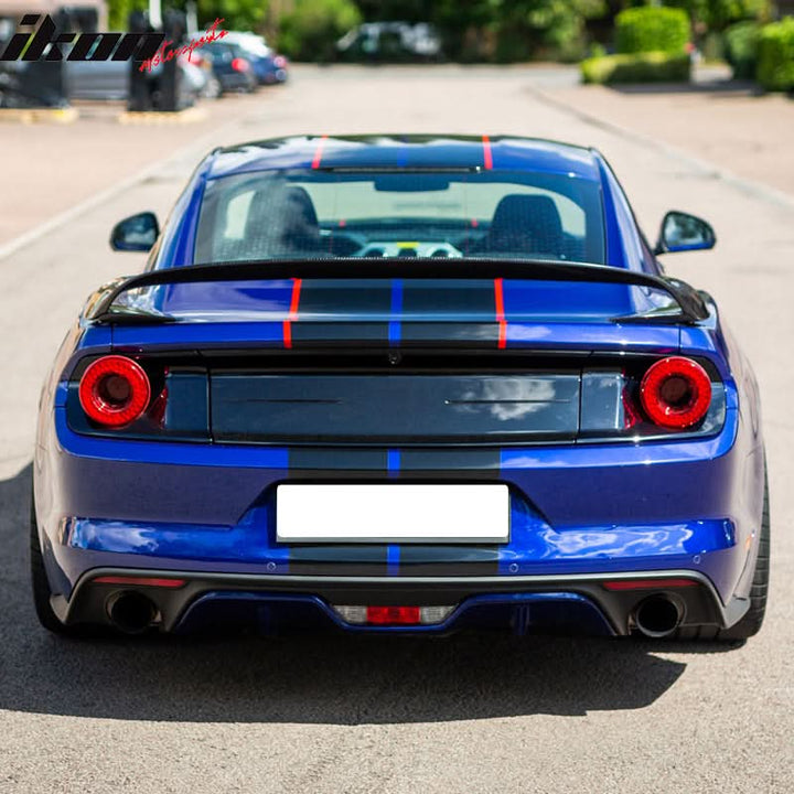 2015-2023 Ford Mustang GT350R Style Carbon Fiber Trunk Spoiler Wing