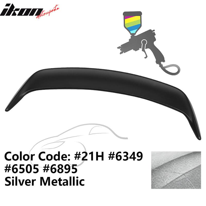 1999-2004 Ford Mustang OE Style #21H Silver Metallic Trunk Spoiler ABS